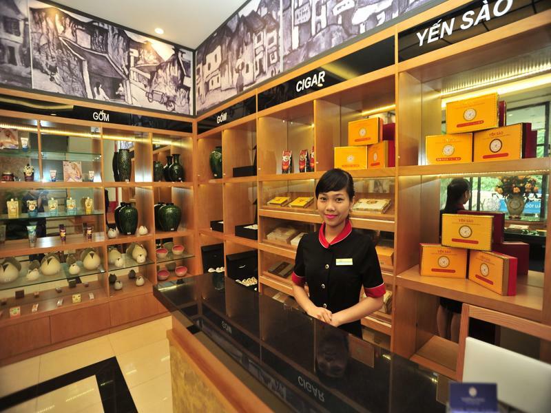 Sinh Plaza Hotell Hanoi Exteriör bild